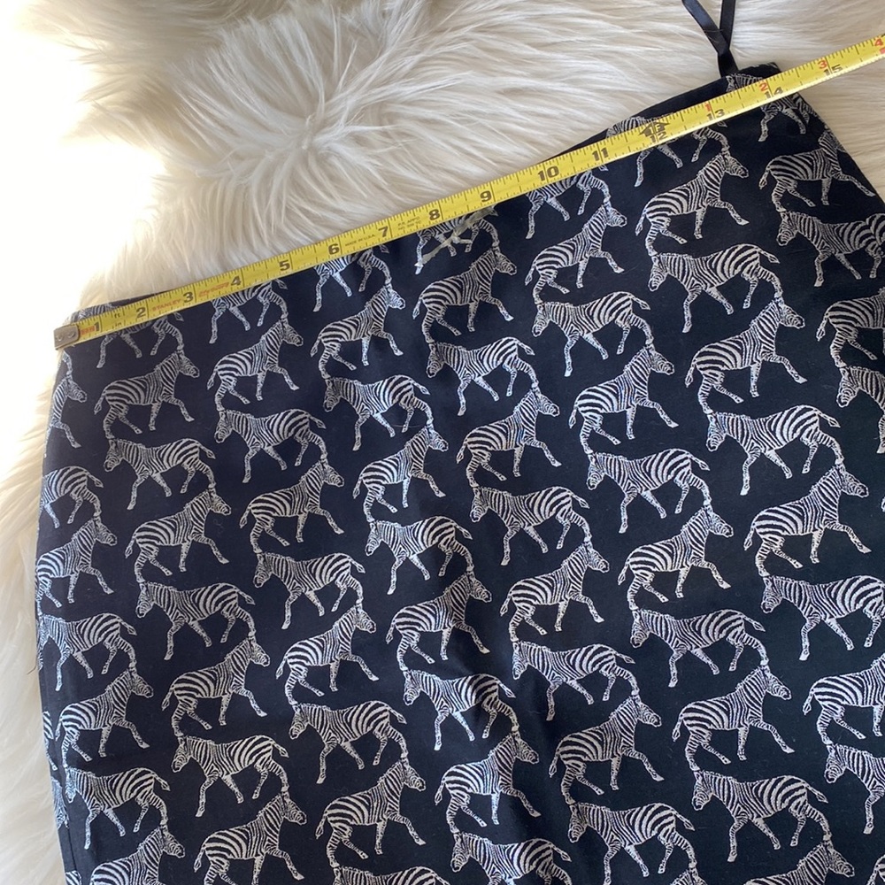 J. C R E W Zebra Pencil Skirt - image 6